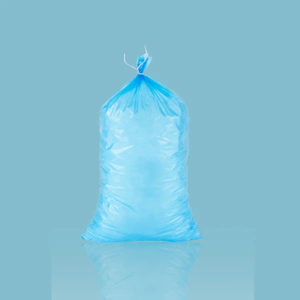 Transparent and durable flat mouth large ice bag