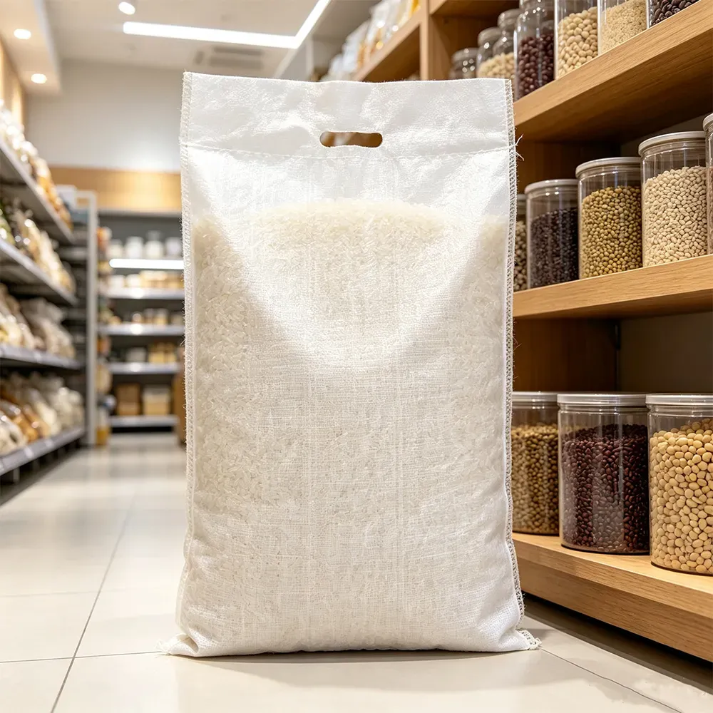 Bosses d'envasat d'arròs de 5 kg: materials, característiques i aplicacions