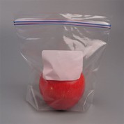 Bossa amb cremallera de doble os impermeable transparent